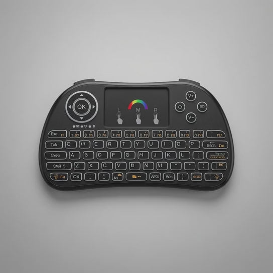 H9 Wireless Touch Keyboard with Colourful Backlit