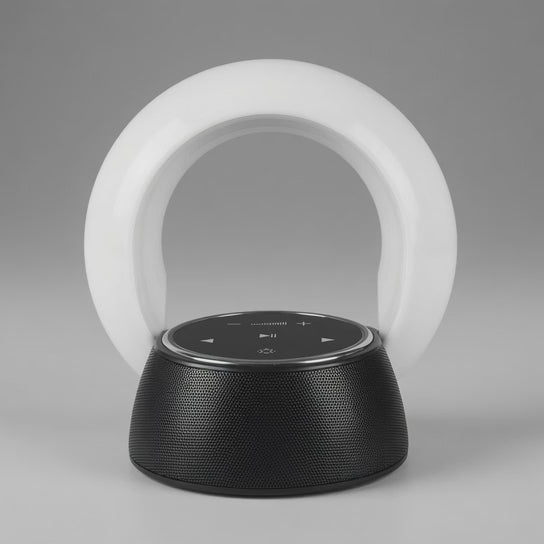 Bluetooth Speaker LED Desk Lamp — Touch Control, Stepless Dimming & 3 Light Colours