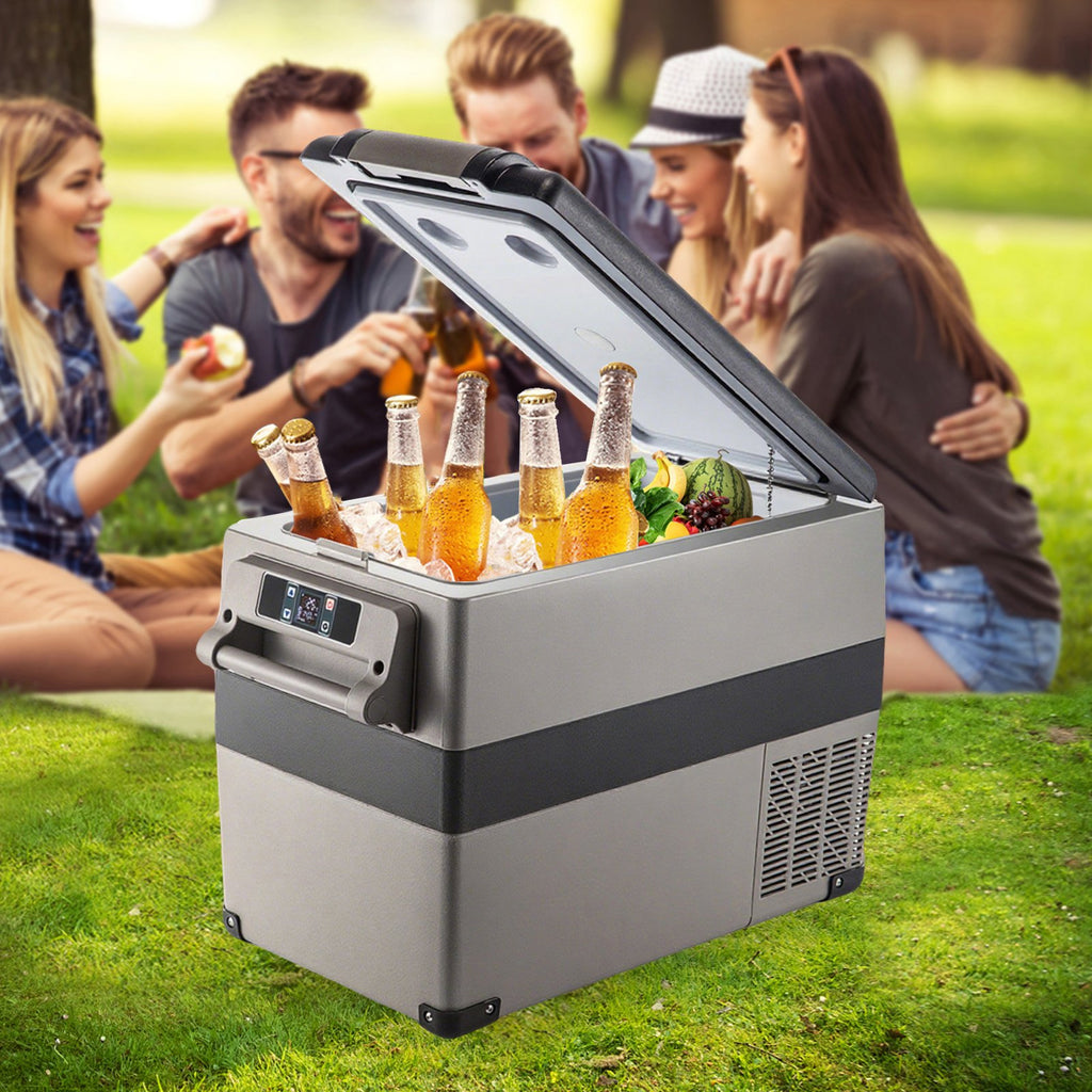 Portable Small Car Freezer 45L Mini Car Freezer Refrigerator 45W Car