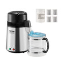 4L Water Distiller Purifier Machine Countertop Stainless Steel