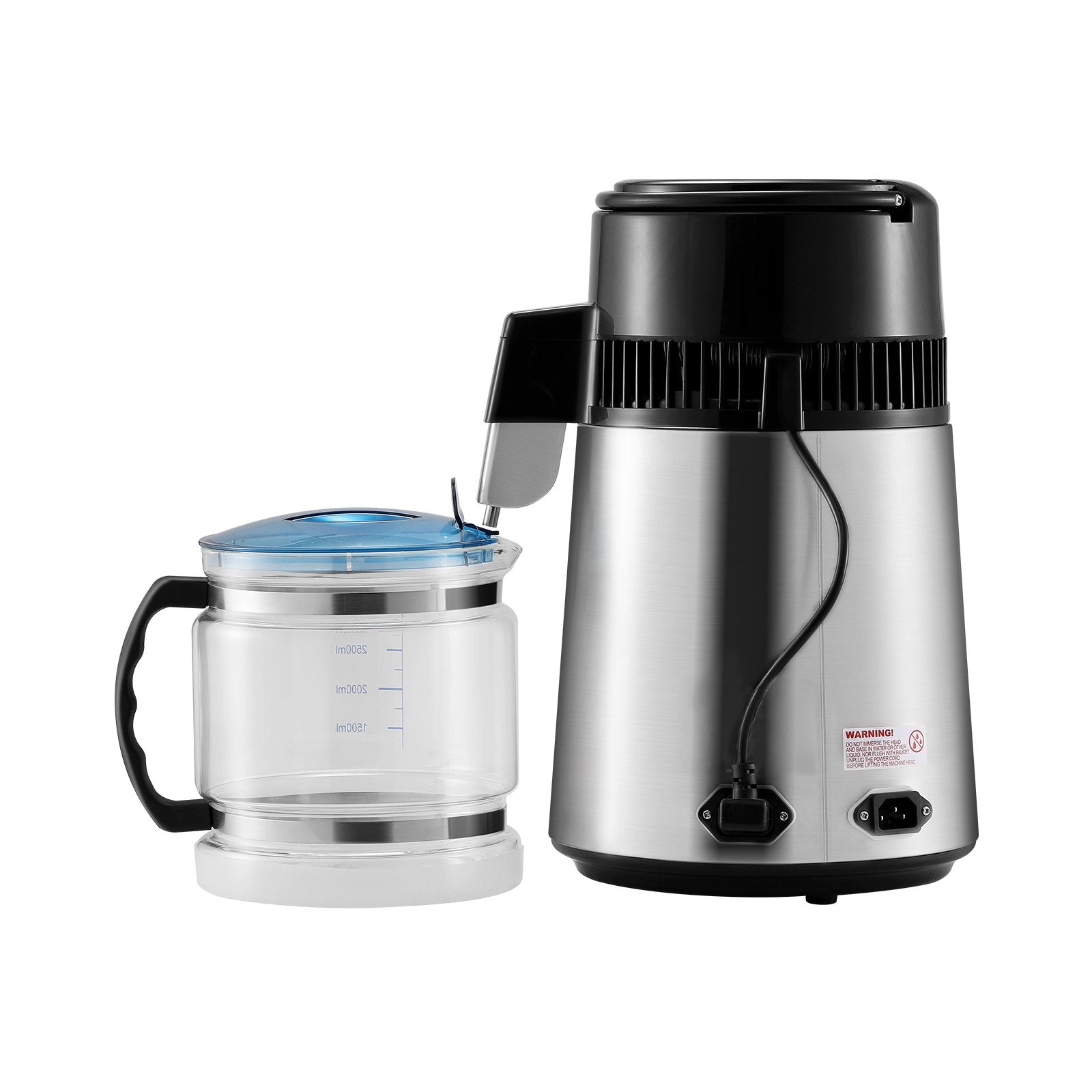 4L Water Distiller Purifier Machine Countertop Stainless Steel