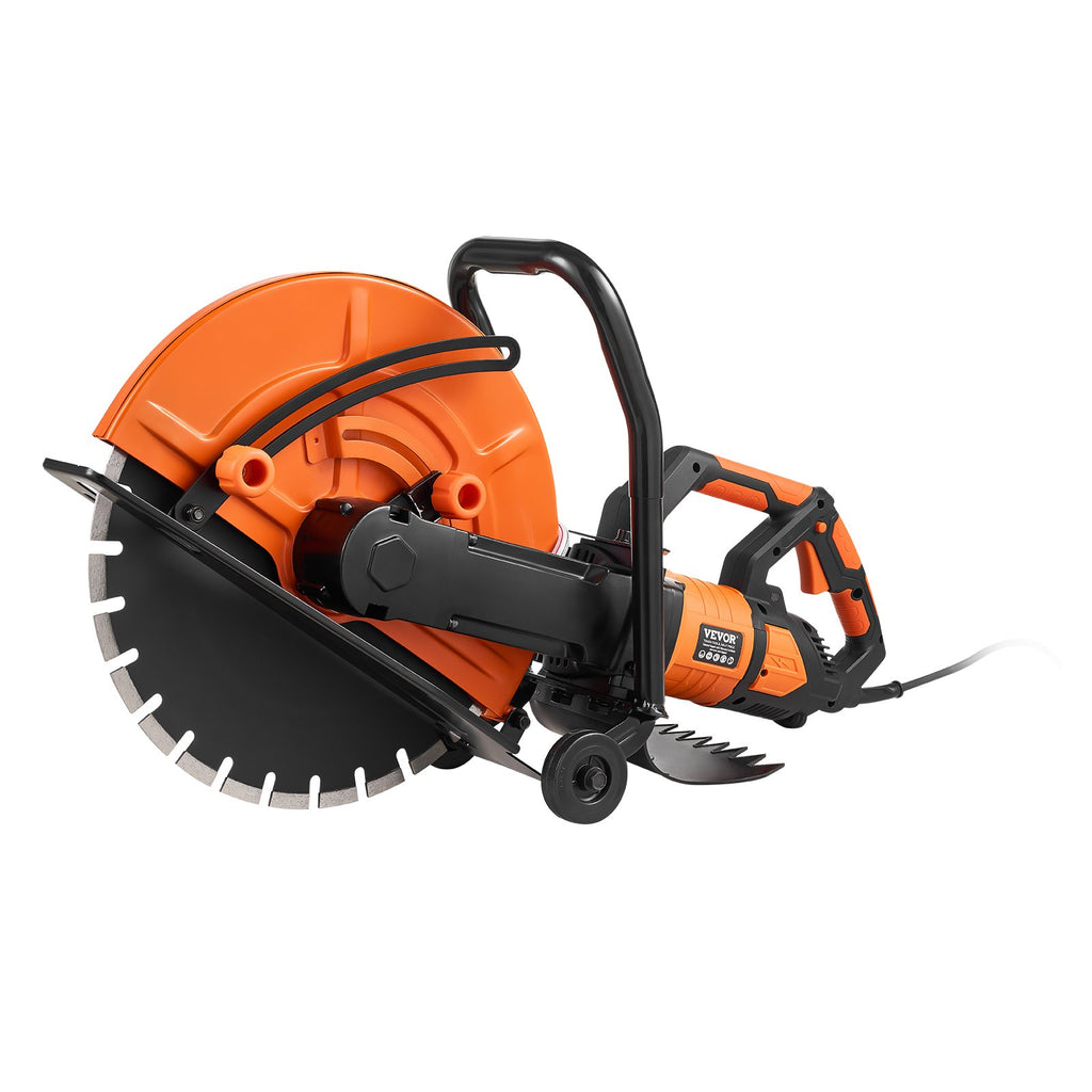 16in/40.6 cm Electric Concrete Saw Wet/Dry Saw Cutter with Water Pump