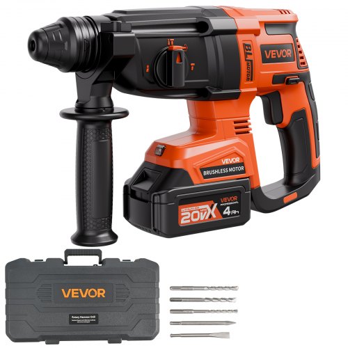 20V Brushless Cordless Hammer Drill, Lithium-Ion 1.1 Inch Rotary
