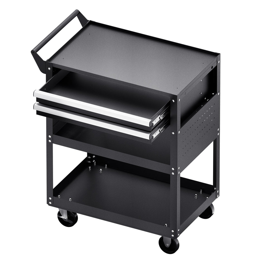 5-Tier Tool Cart with Wheels, 400 lbs Load Capacity, Rolling Work Cart