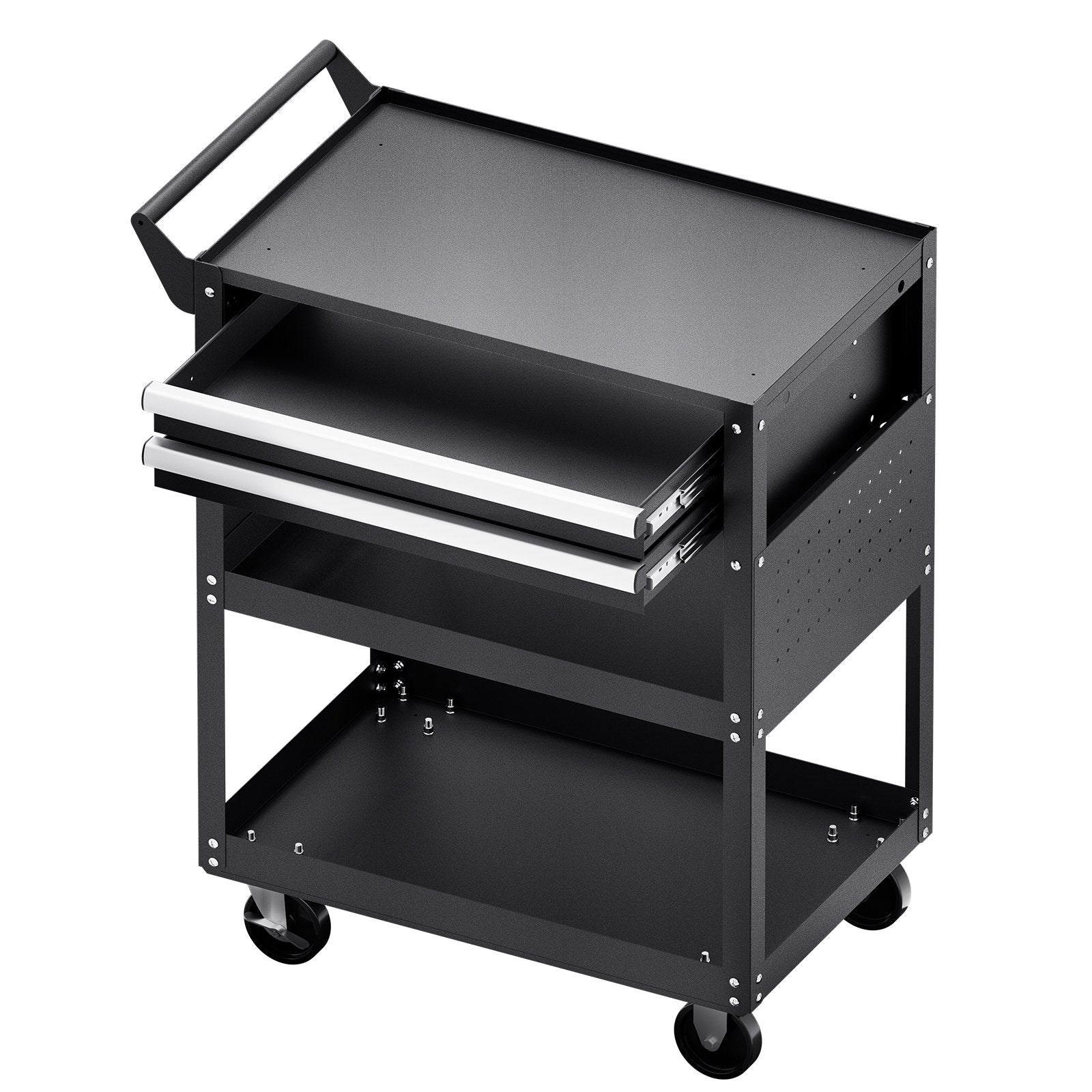 5-Tier Tool Cart with Wheels, 400 lbs Load Capacity, Rolling Work Cart