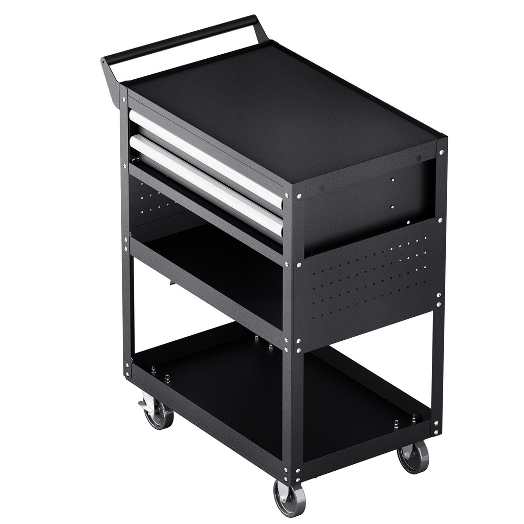 5-Tier Tool Cart with Wheels, 400 lbs Load Capacity, Rolling Work Cart