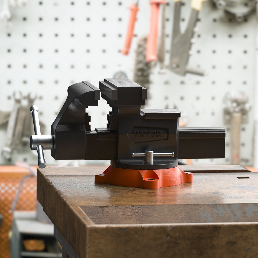 Bench Vise, 16.5 cm Jaw Width 16.5 cm Forward & 23.6 cm Reverse