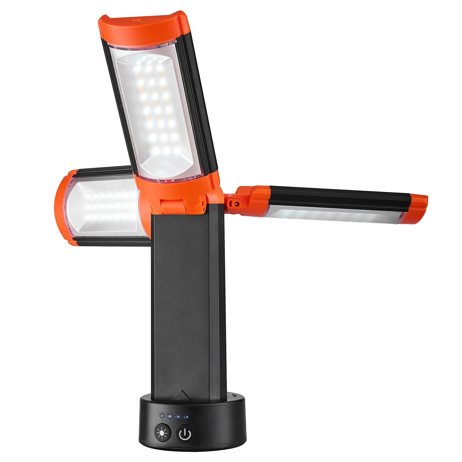 LED Work Light with Stand, 10Ah, Rechargeable Cordless Camping Light,