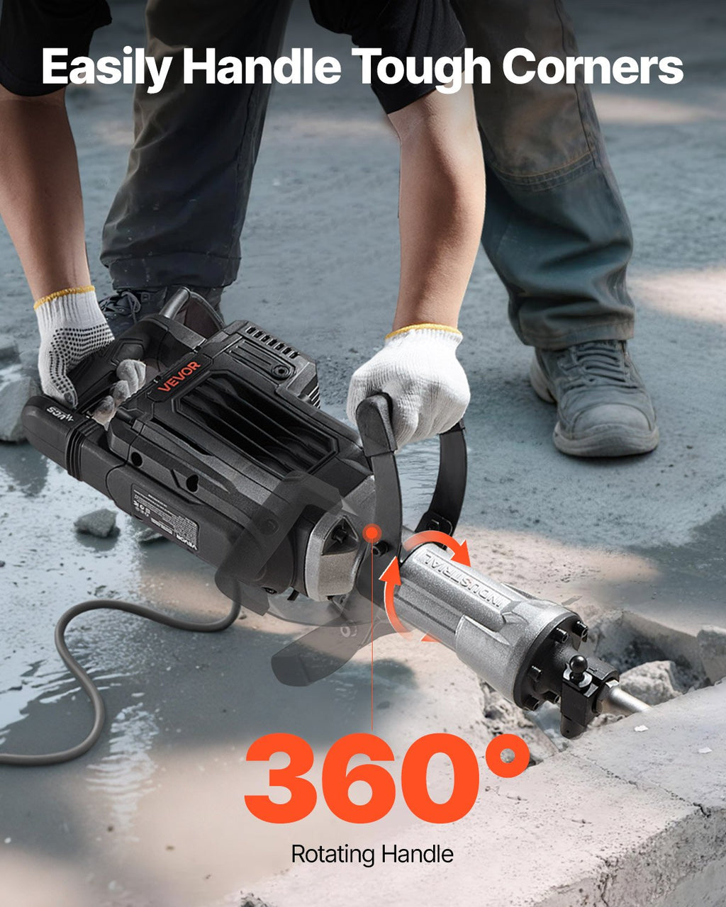 Demolition Jack Hammer, 3000 W Powerful Electric Jackhammer, 1700 BPM
