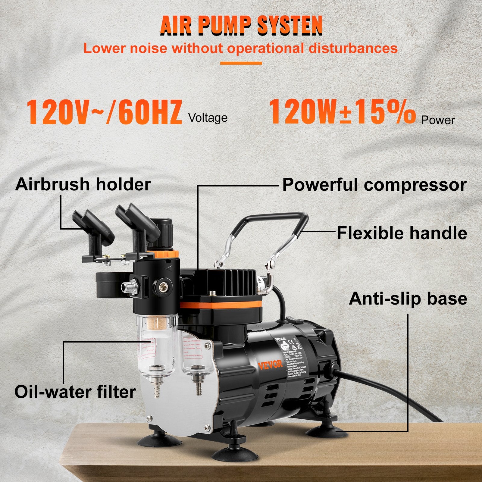 Airbrush Kit, Professional Airbrush Set with Compressor, Airbrushing