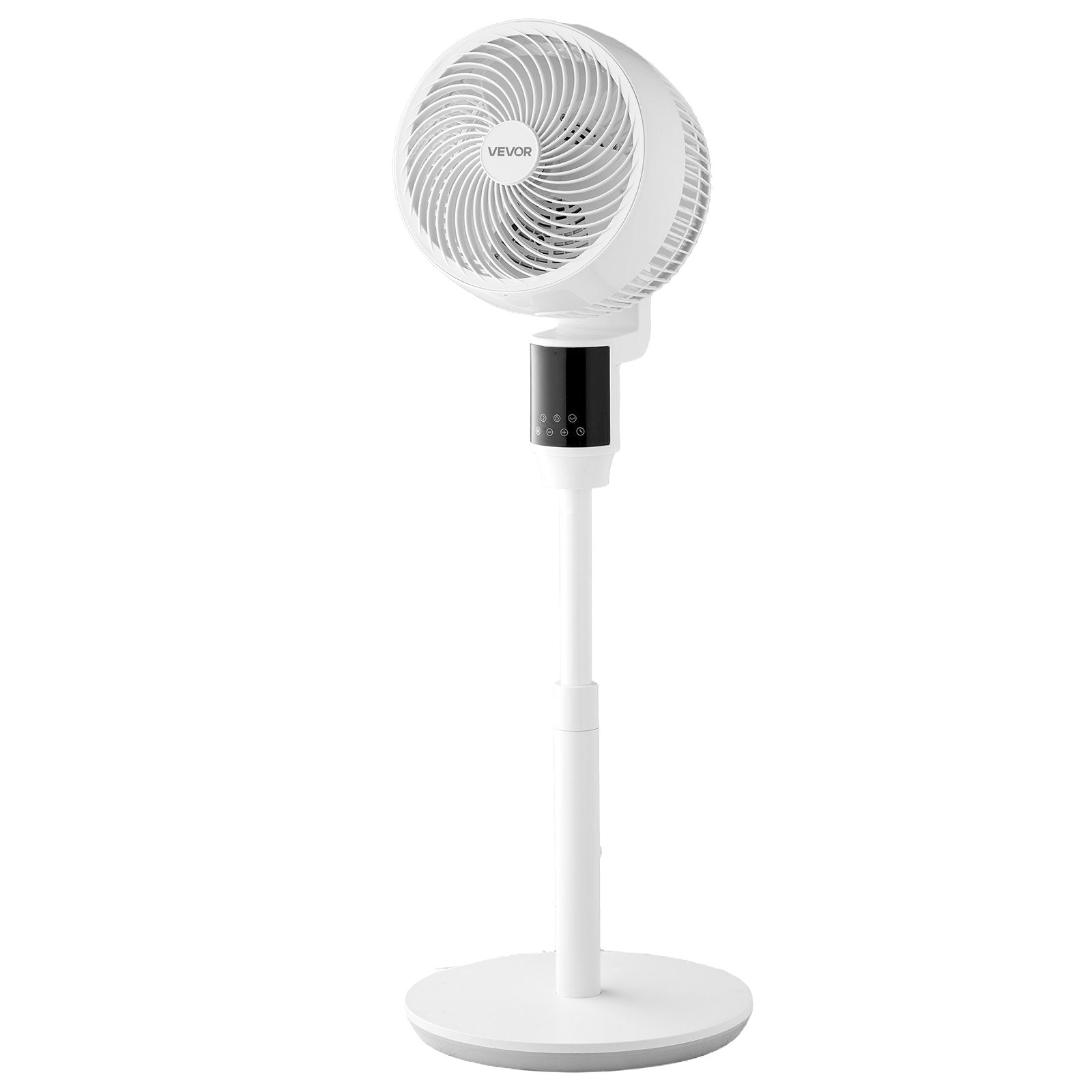 23 cm Pedestal Fan, 80° Oscillating Standing Floor Fan with Quite DC