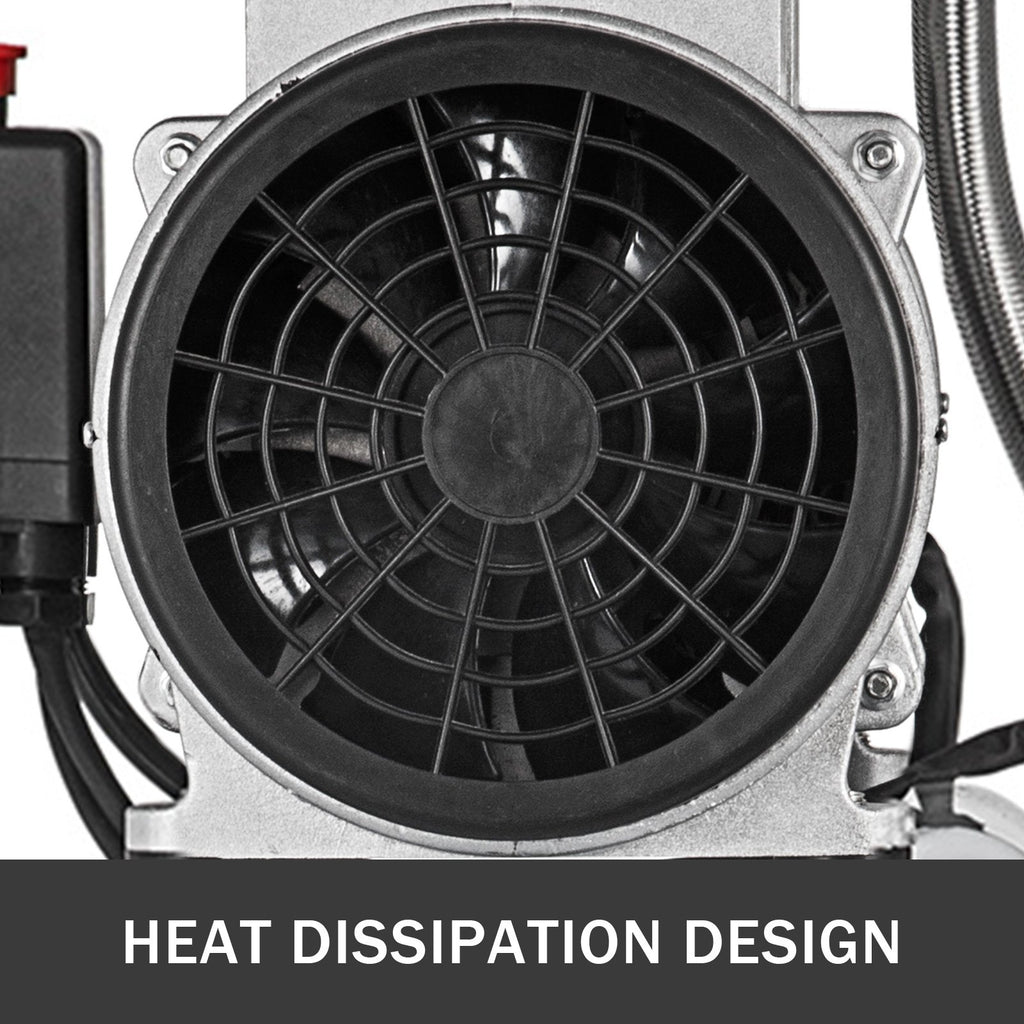 Vertical Air Compressor 6.6 Gallon Ultra Quiet Oil-Free Air Compressor