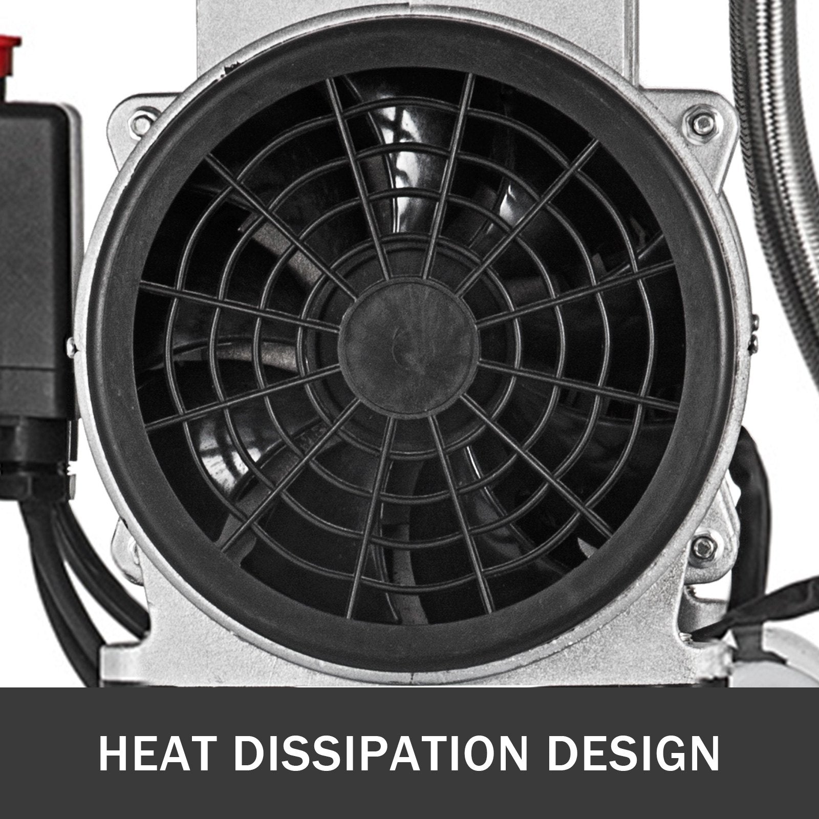 Vertical Air Compressor 6.6 Gallon Ultra Quiet Oil-Free Air Compressor