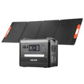 Portable Power Station, 2400W Portable Solar Generator with 200W