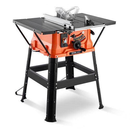 Table Saw with Stand, 254 mm, 1800W Portable Compact Tablesaw, 200 mm