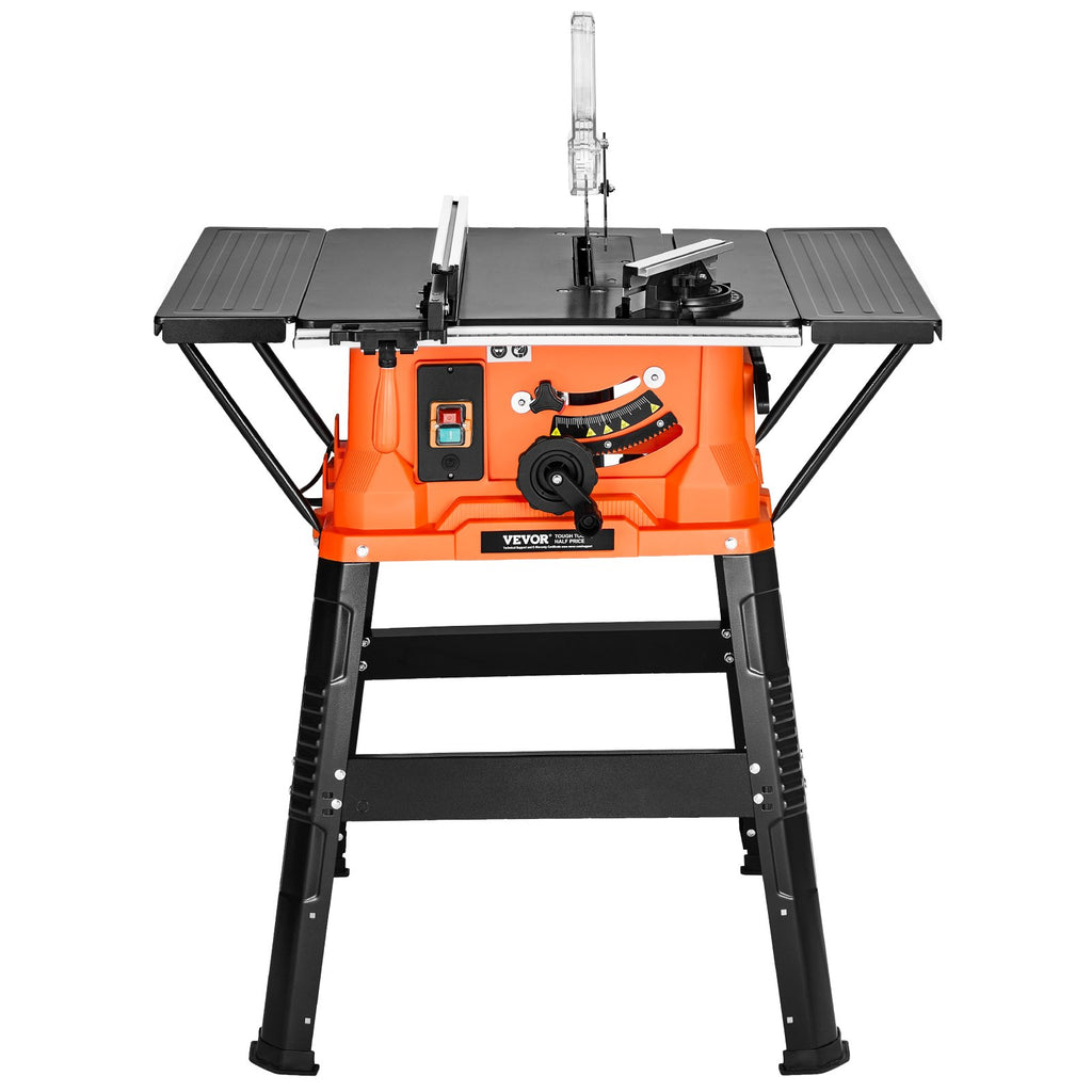 Table Saw with Stand, 254 mm, 1800W Portable Compact Tablesaw, 200 mm
