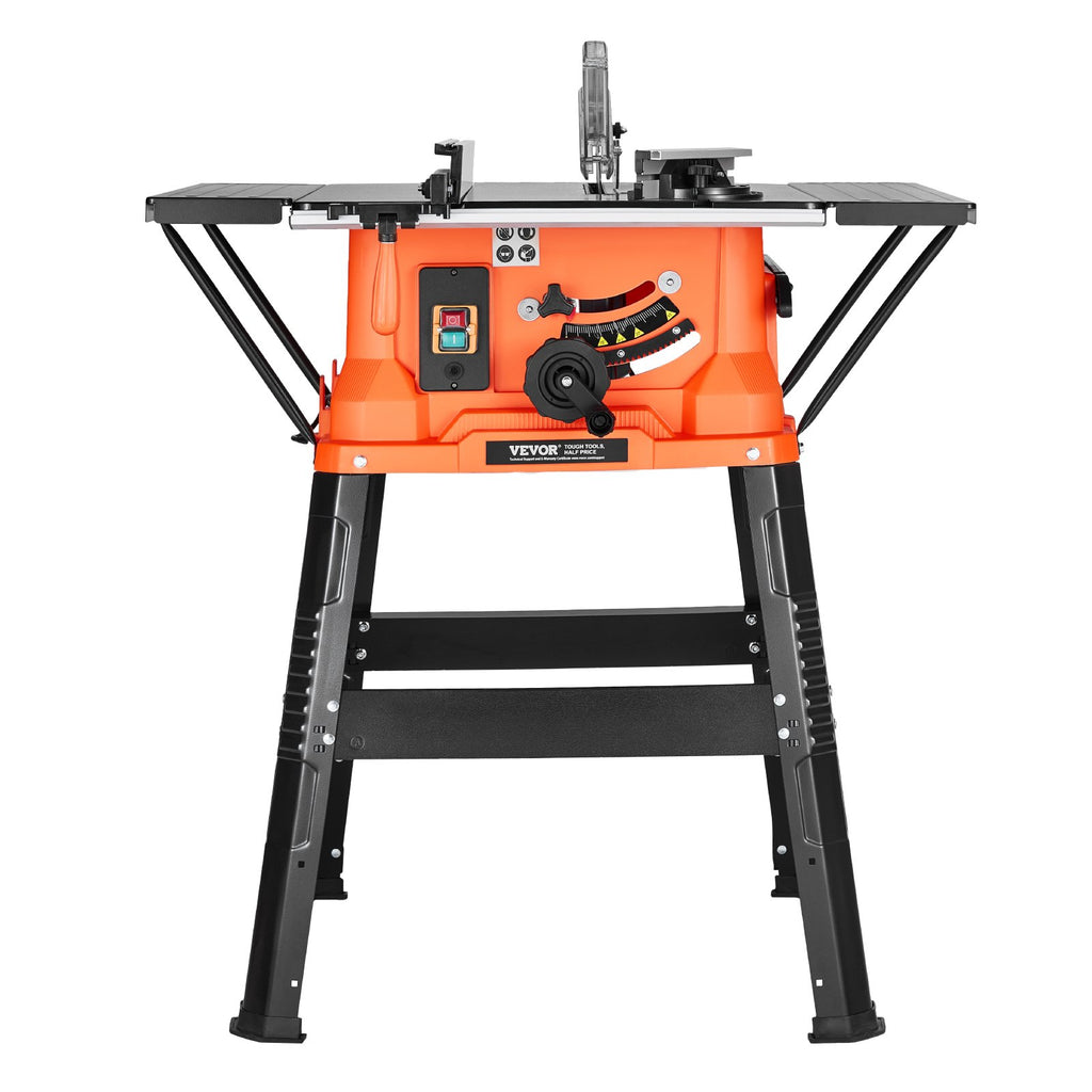 Table Saw with Stand, 254 mm, 1800W Portable Compact Tablesaw, 200 mm