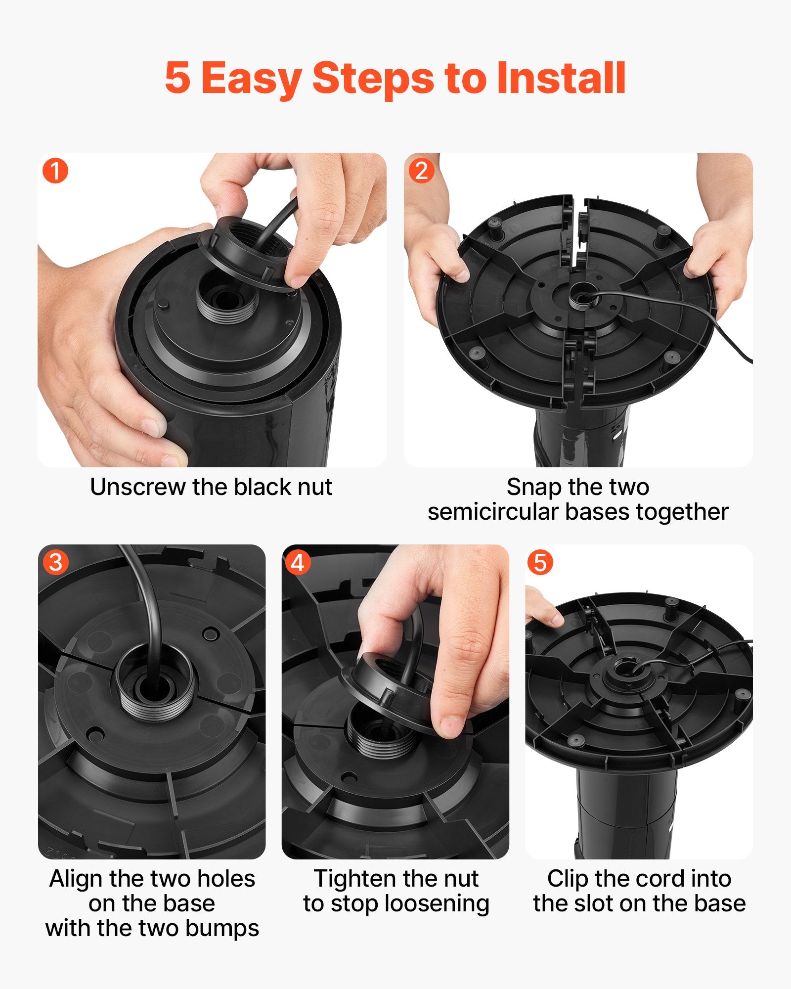 Tower Fan, 50-Degree Oscillating Standing Fan, 3 Speeds & 3 Modes &