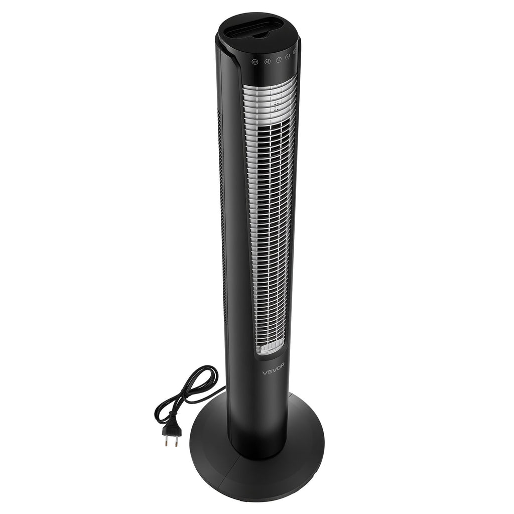 Tower Fan, 70-Degree Oscillating Standing Fan, 3 Speeds & 4 Modes &