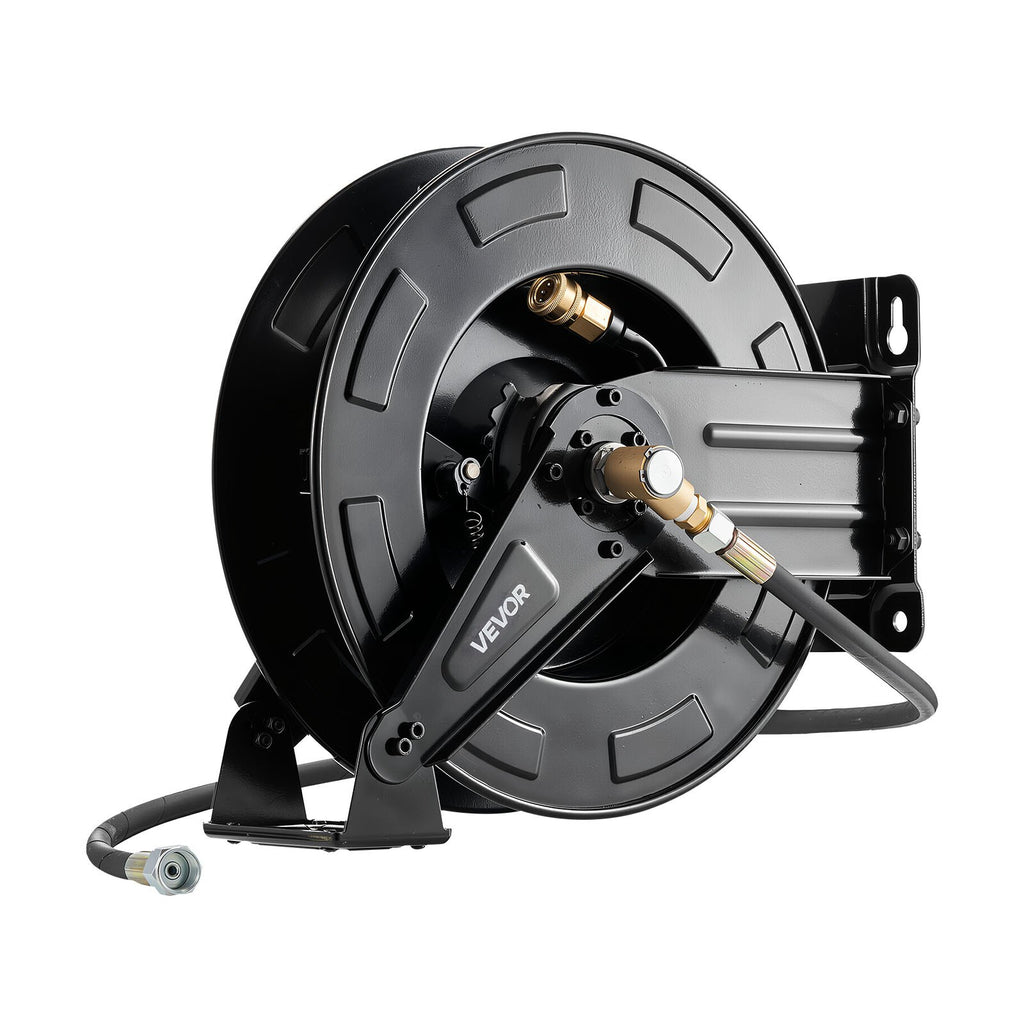 Pressure Washer Hose Reel, 15.2 m x 9.5 mm Retractable Power