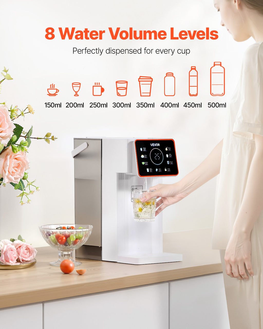 Instant Hot Water Dispenser, Countertop Boiling Water Dispenser with