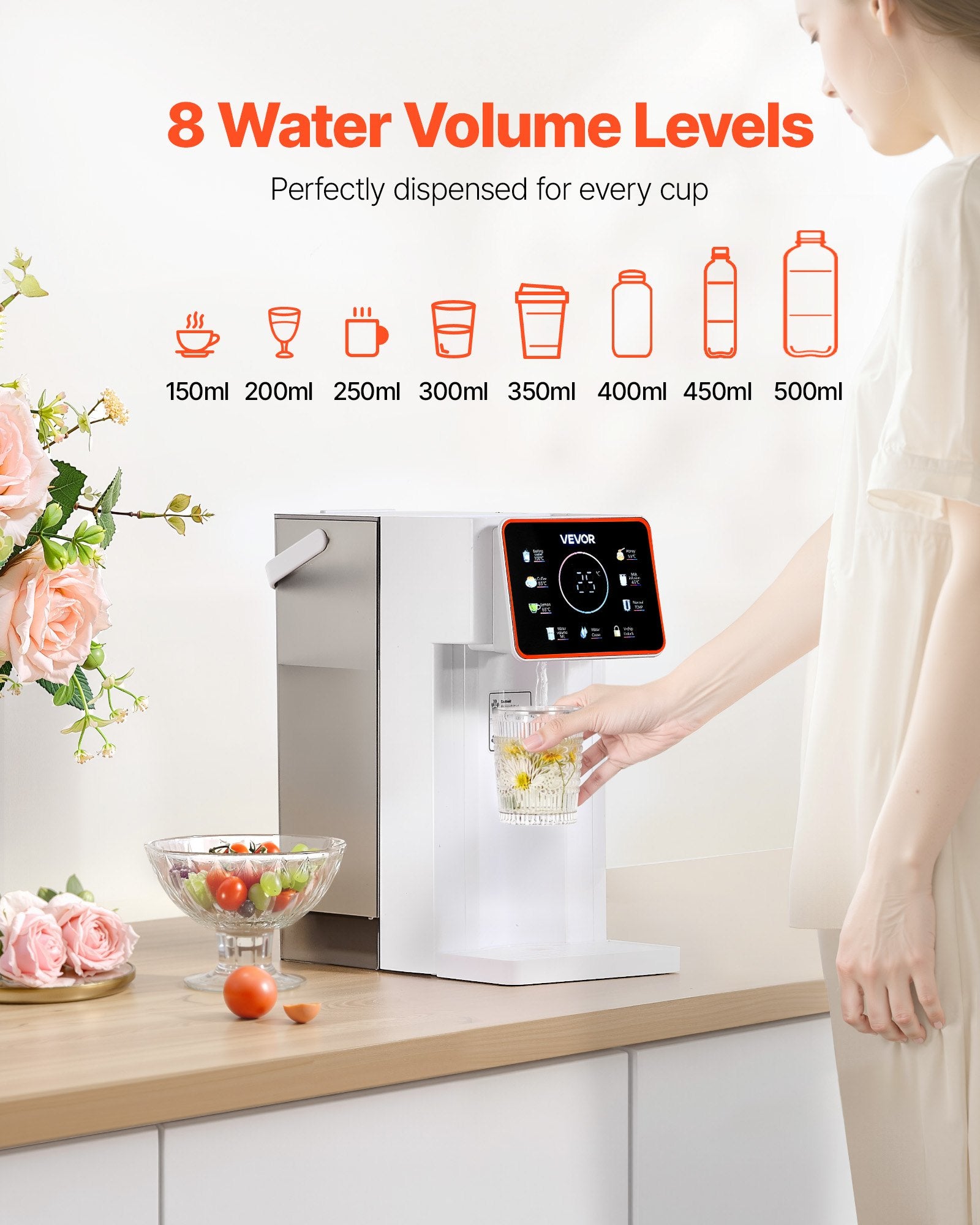 Instant Hot Water Dispenser, Countertop Boiling Water Dispenser with