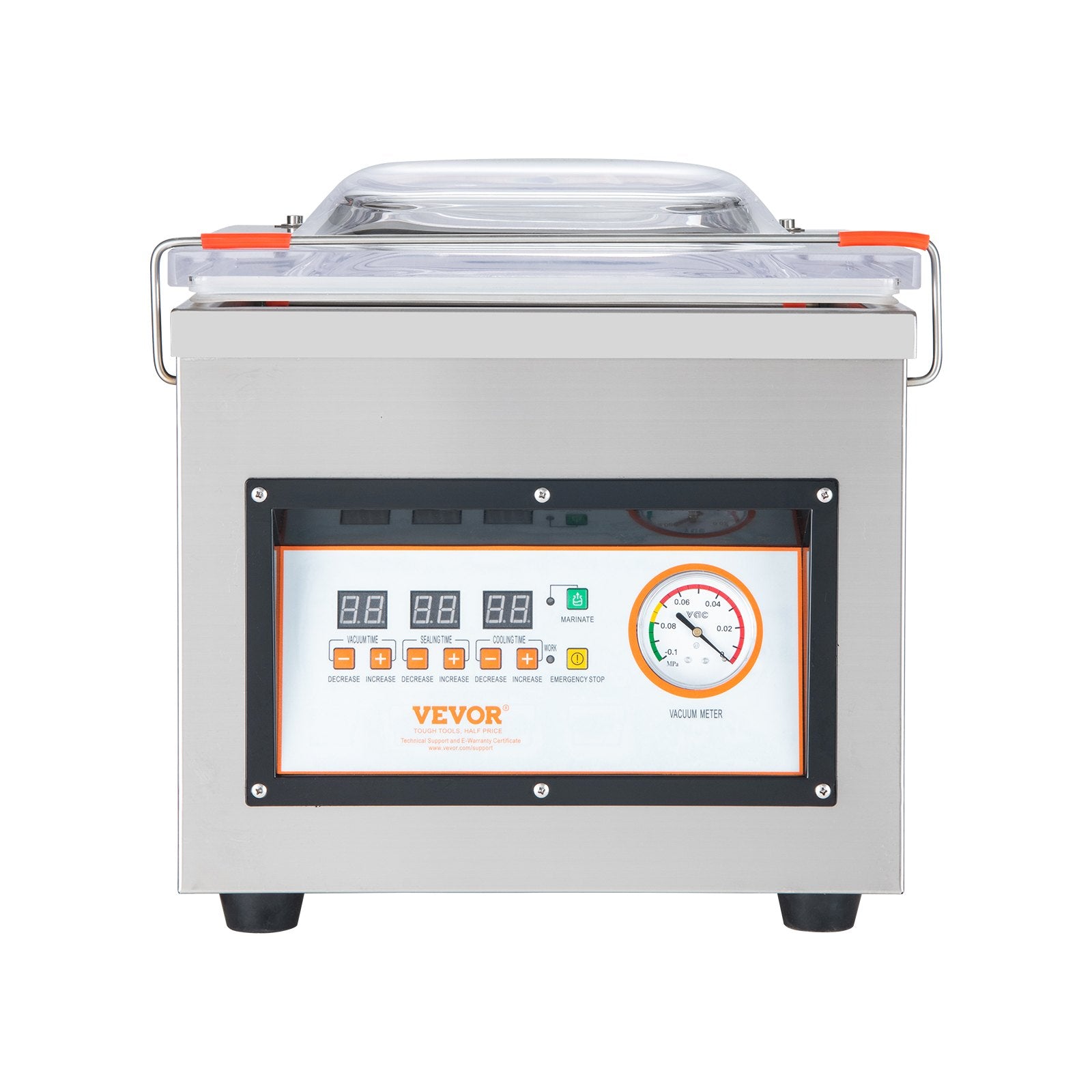 Chamber Vacuum Sealer, 320W Sealing Power, Vacuum Packing Machine for