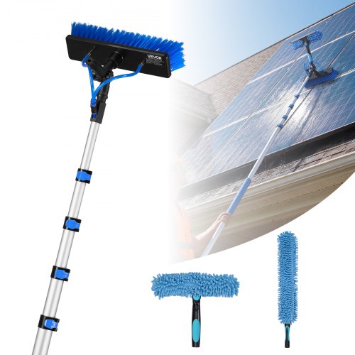 Solar Panel Cleaning Kit, 7.885 m, Water Fed Pole Kit with Cleaning