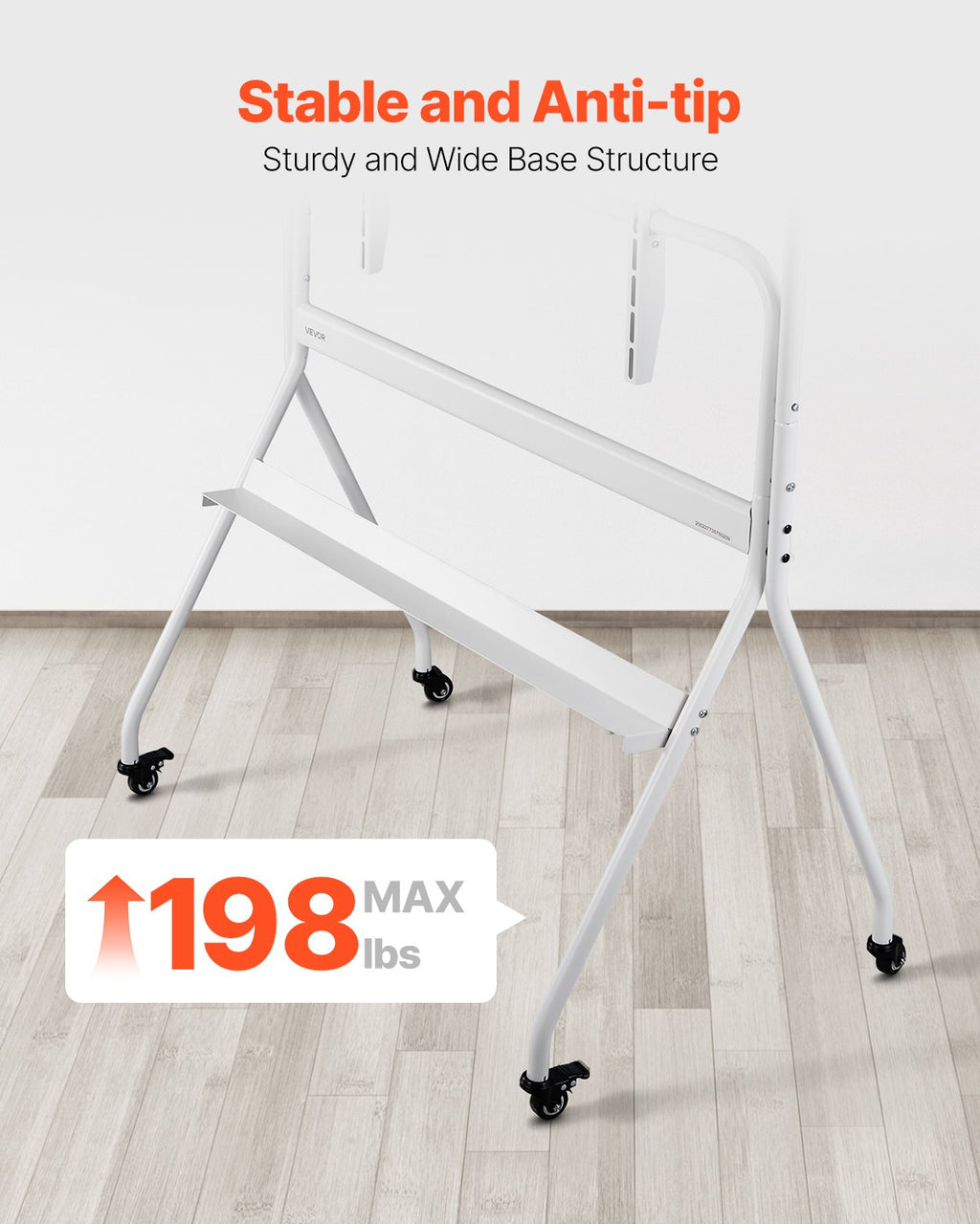 Rolling TV Stand, Mobile TV Cart for 35-100 Inch LED/LCD/OLED