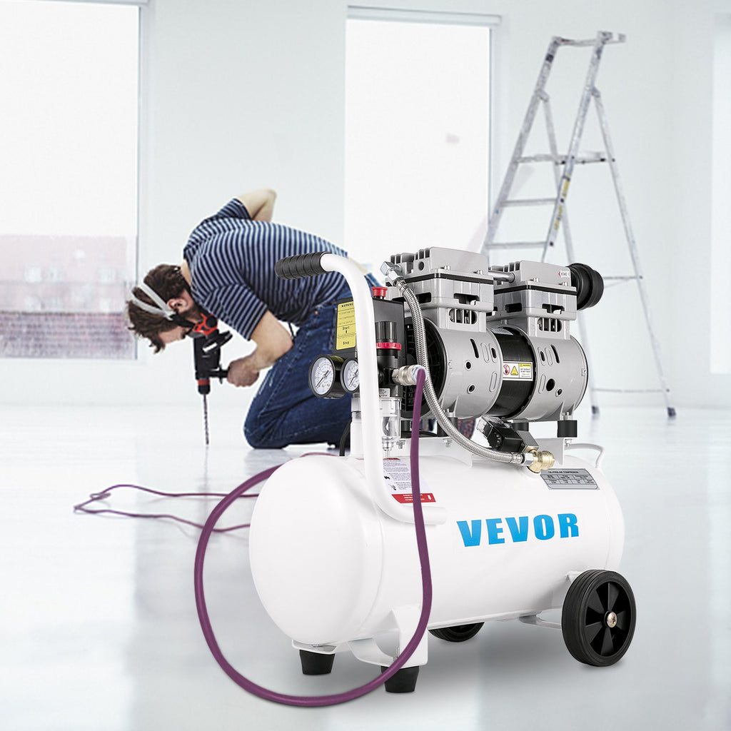 Air Compressor 20.8 L, Portable Air Compressor 1 HP, Oil-Free Air