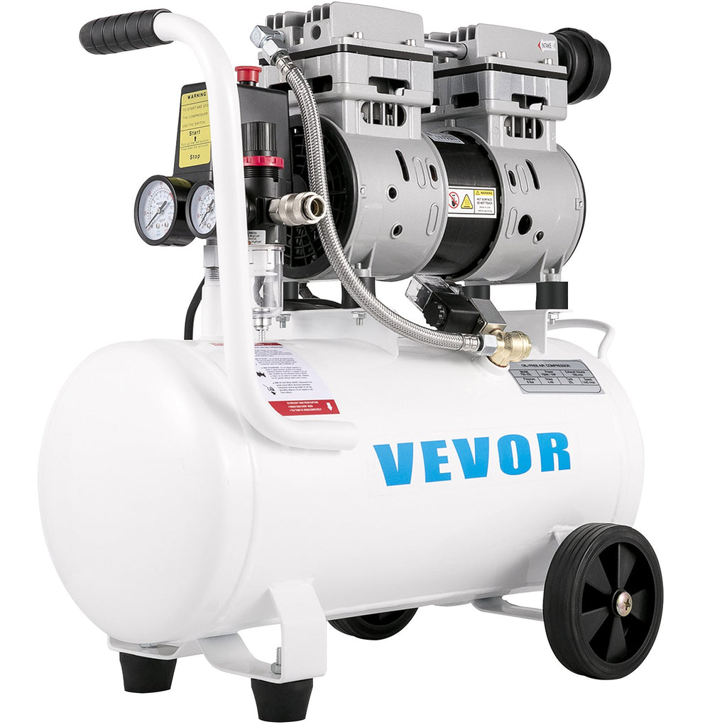 Air Compressor 20.8 L, Portable Air Compressor 1 HP, Oil-Free Air