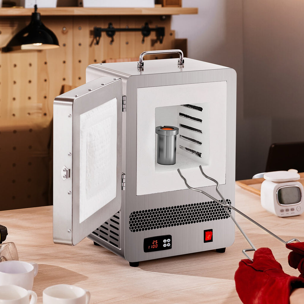 Tabletop Kiln Melter, 1500W Powerful Electric Kiln, 2192℉ / 1200℃ Max