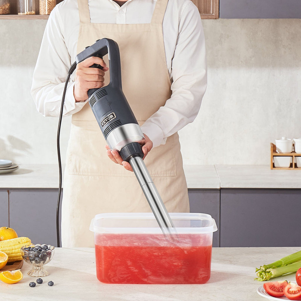Commercial Immersion Blender, 500W Heavy Duty Hand Mixer, 16 inch